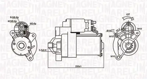 стартер MAGNETI MARELLI 063720594010