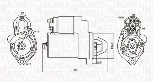 стартер MAGNETI MARELLI 063720612010