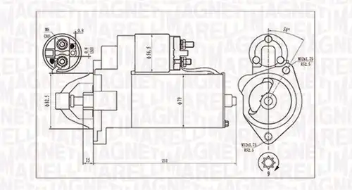 стартер MAGNETI MARELLI 063720624010