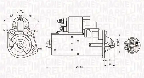 стартер MAGNETI MARELLI 063720680010