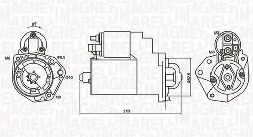 стартер MAGNETI MARELLI 063720880010