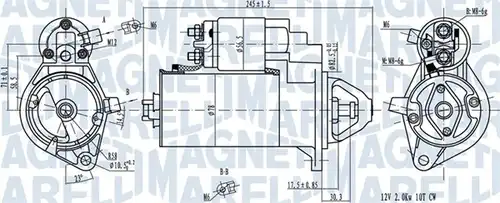 стартер MAGNETI MARELLI 063720976010