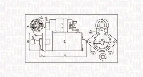 стартер MAGNETI MARELLI 063720984010