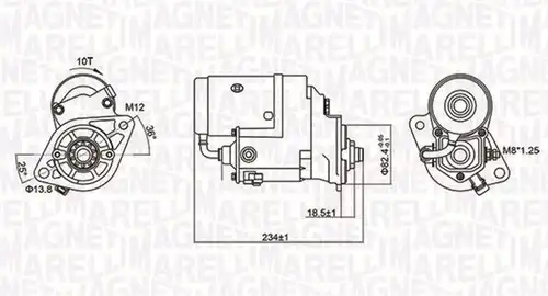 стартер MAGNETI MARELLI 063721154010