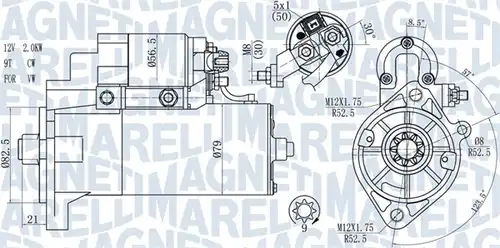 стартер MAGNETI MARELLI 063721165010