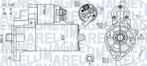 стартер MAGNETI MARELLI 063721187010