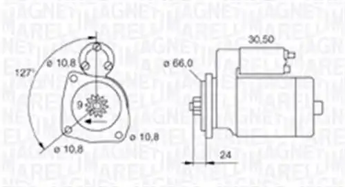 стартер MAGNETI MARELLI 063721242010