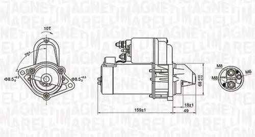стартер MAGNETI MARELLI 063721257010