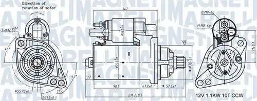 стартер MAGNETI MARELLI 063721322010