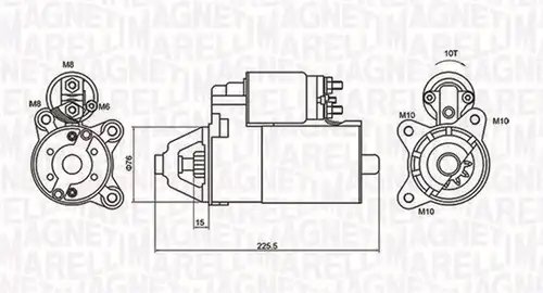 стартер MAGNETI MARELLI 063721336010