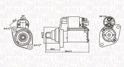 стартер MAGNETI MARELLI 063721347010