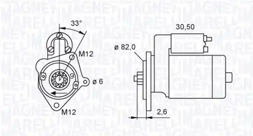 стартер MAGNETI MARELLI 063721392010