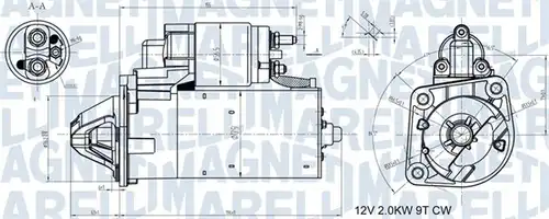 стартер MAGNETI MARELLI 063721408010