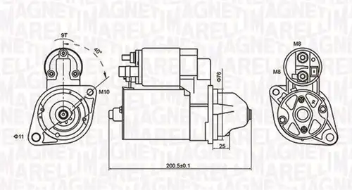 стартер MAGNETI MARELLI 063721412010