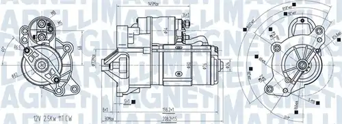 стартер MAGNETI MARELLI 063721416010