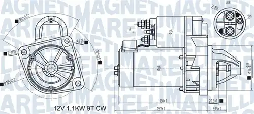 стартер MAGNETI MARELLI 063721419810