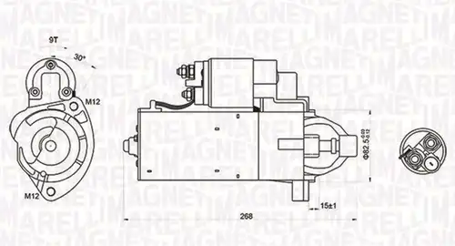 стартер MAGNETI MARELLI 063721423010