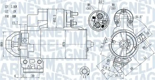 стартер MAGNETI MARELLI 063721466010