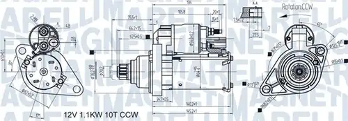 стартер MAGNETI MARELLI 063721470010