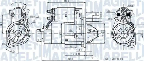 стартер MAGNETI MARELLI 063721492010