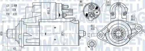 стартер MAGNETI MARELLI 063721584010