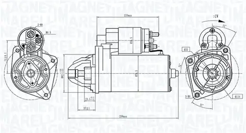 стартер MAGNETI MARELLI 063721687010