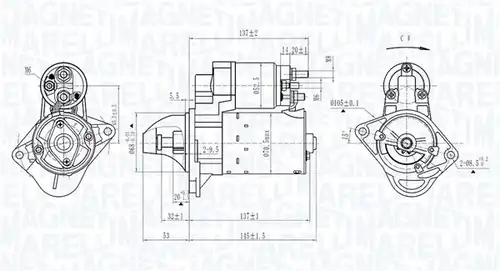 стартер MAGNETI MARELLI 063725395010