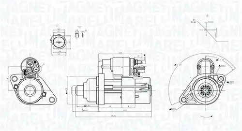 стартер MAGNETI MARELLI 063725634010