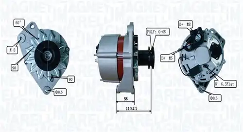 генератор MAGNETI MARELLI 063730520010