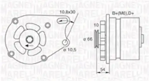 генератор MAGNETI MARELLI 063730893010