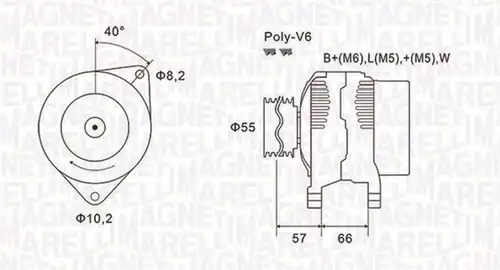 генератор MAGNETI MARELLI 063731036010