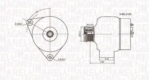 генератор MAGNETI MARELLI 063731090010