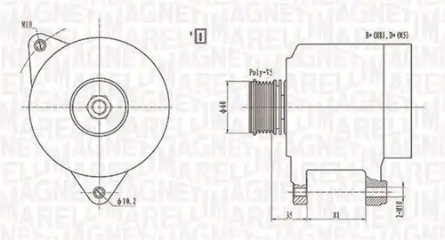 генератор MAGNETI MARELLI 063731139010