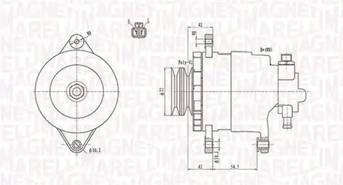 генератор MAGNETI MARELLI 063731183010
