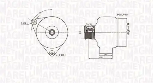 генератор MAGNETI MARELLI 063731209010