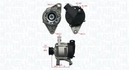 генератор MAGNETI MARELLI 063731220010