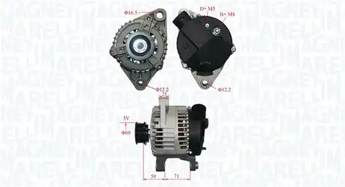 генератор MAGNETI MARELLI 063731221010