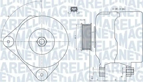 генератор MAGNETI MARELLI 063731228010