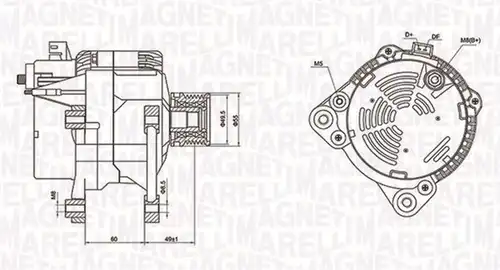генератор MAGNETI MARELLI 063731260010