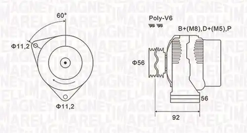 генератор MAGNETI MARELLI 063731299010