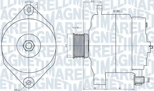генератор MAGNETI MARELLI 063731343010