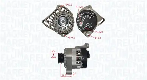 генератор MAGNETI MARELLI 063731349010