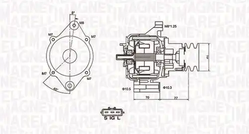 генератор MAGNETI MARELLI 063731367010