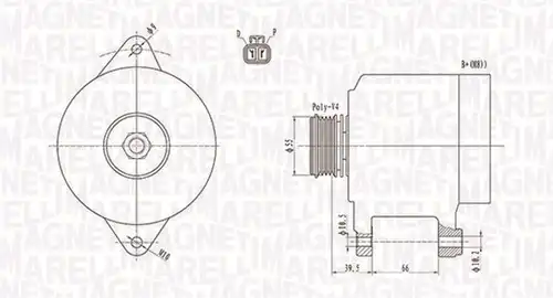 генератор MAGNETI MARELLI 063731409010