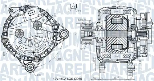 генератор MAGNETI MARELLI 063731435410