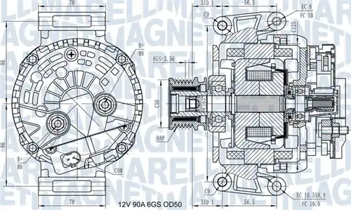 генератор MAGNETI MARELLI 063731439210