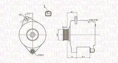 генератор MAGNETI MARELLI 063731444010