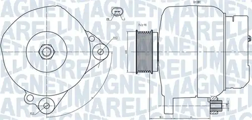 генератор MAGNETI MARELLI 063731445010