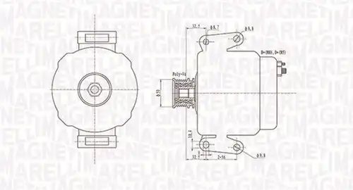 генератор MAGNETI MARELLI 063731481010