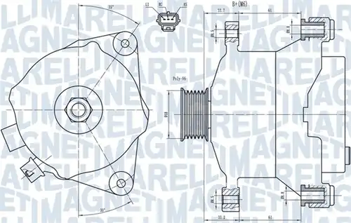 генератор MAGNETI MARELLI 063731483010